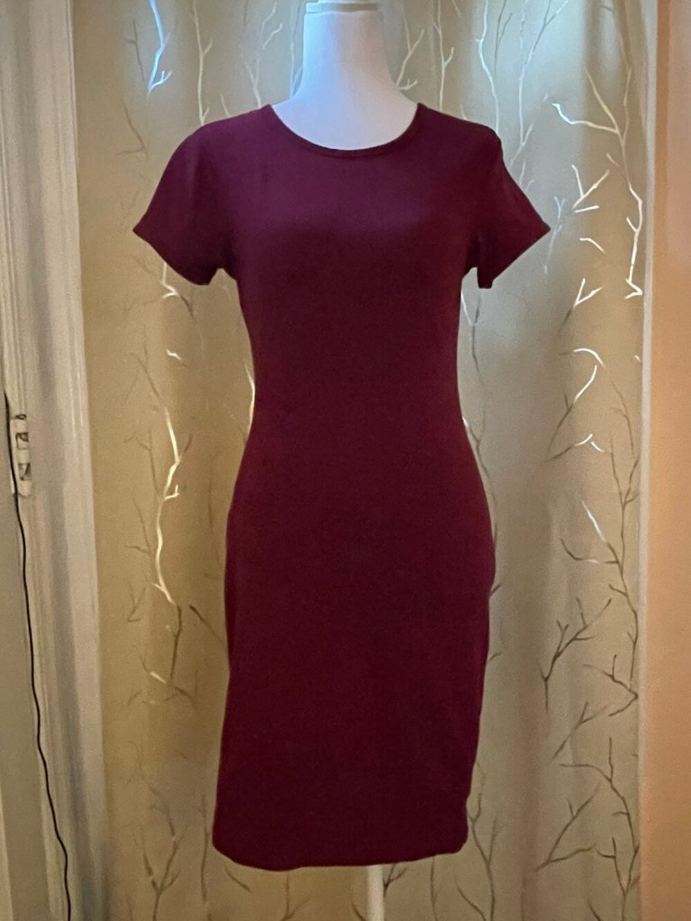 Wine RED Bodycon Moda International (Victoria's Secret) XS Dress